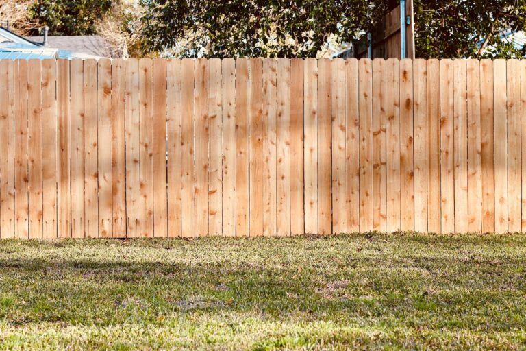 wooden fence